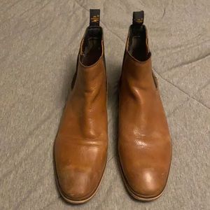 Brown Leather Men’s SuperDry Chelsea Boots 10
